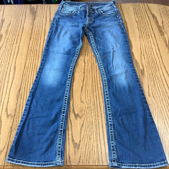 Silver Suki Jeans W29 Leg 31.5”, 9” Rise - Picture 7 of 11